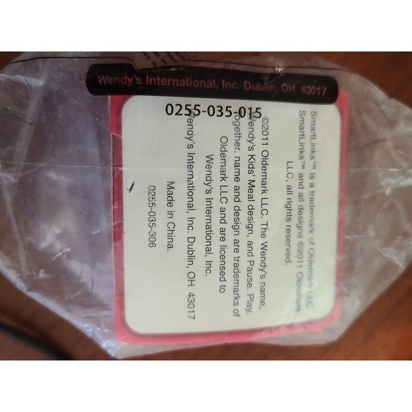 Wendy's Kids Meal Smart Links Airplane #2 of 4 - 2011 - Park of Mega Dragon -NEW - Picture 5 of 5